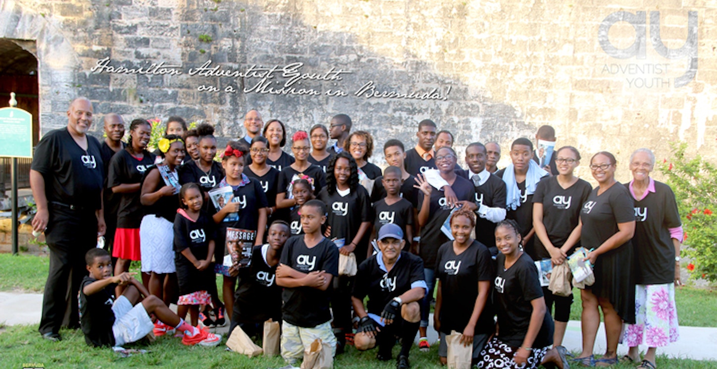 Picture of End To End Hamilton Adventist Youth On A Bus Mission Custom T-Shirt Design End To End Hamilton Adventist Youth On A Bus Mission T-Shirt Photo