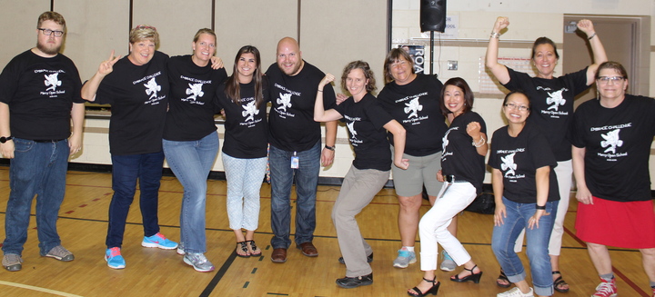Marcy Open School Staff Embracing Challenge T-Shirt Photo