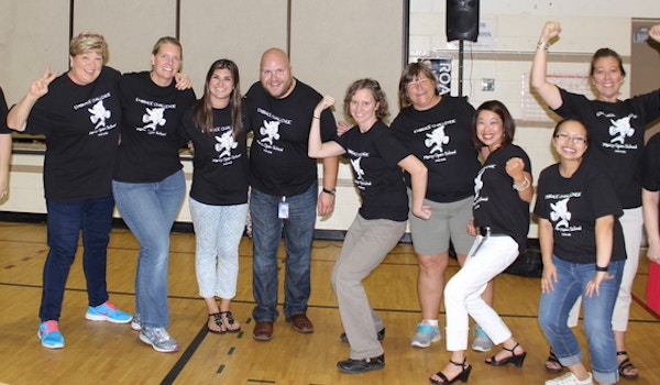 Marcy Open School Staff Embracing Challenge T-Shirt Photo