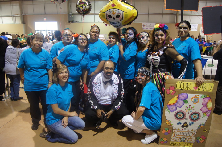 Courtyard Riverwalk T-Shirt Photo