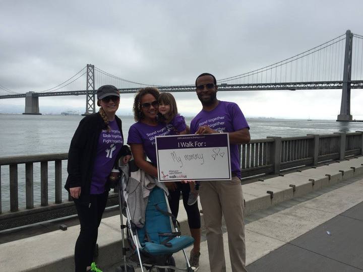 I Walk For My Mommy T-Shirt Photo