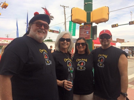 Clan Baird At The Grapevine Wine Festival T-Shirt Photo
