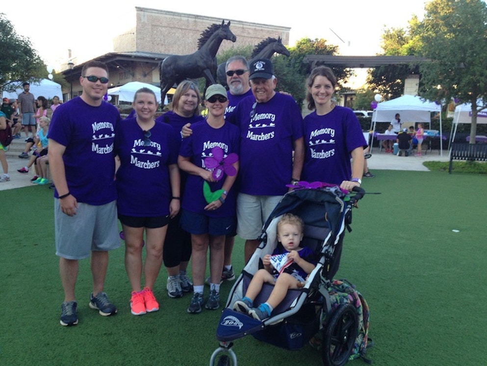 Memory Marchers Fight Alzheimer's  T-Shirt Photo