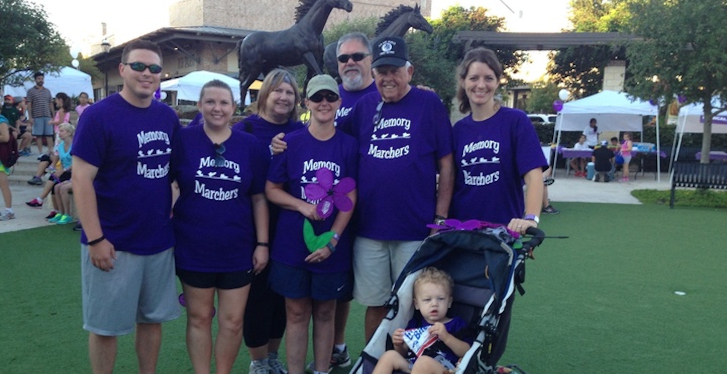 Picture of Memory Marchers Fight Alzheimer's Custom T-Shirt Design Memory Marchers Fight Alzheimer's T-Shirt Photo