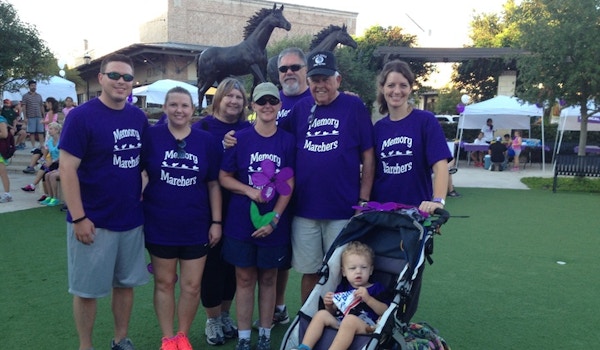 Picture of Memory Marchers Fight Alzheimer's Custom T-Shirt Design Memory Marchers Fight Alzheimer's T-Shirt Photo