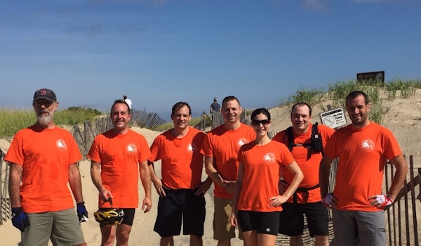 Seven Cyclists On Cape Cod  T-Shirt Photo