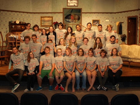 The Cast And Crew Of Dchs' "You Can't Take It With You" T-Shirt Photo