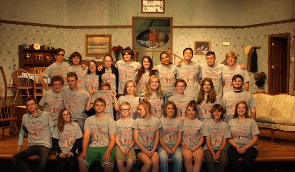 The Cast And Crew Of Dchs' "You Can't Take It With You" T-Shirt Photo