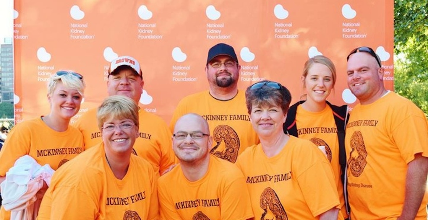 Mc Kinney Family Fighting Kidney Disease  T-Shirt Photo