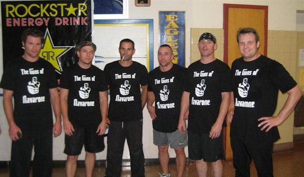 The Guns Of Navarone Dodgeball Team T-Shirt Photo