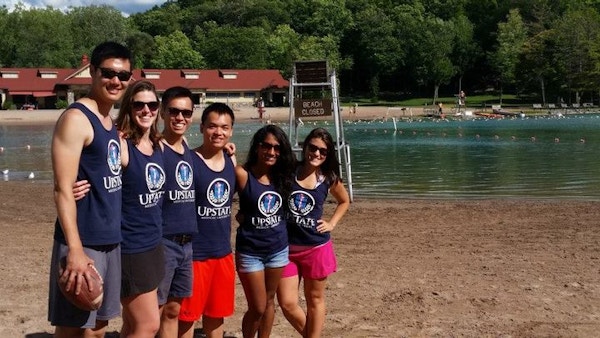 Upstate Medical Students Enjoying A Rare Day Off From Class T-Shirt Photo