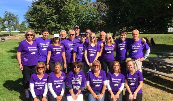 Ghislaine's Angels Team Walk To End Alzheimer's T-Shirt Photo