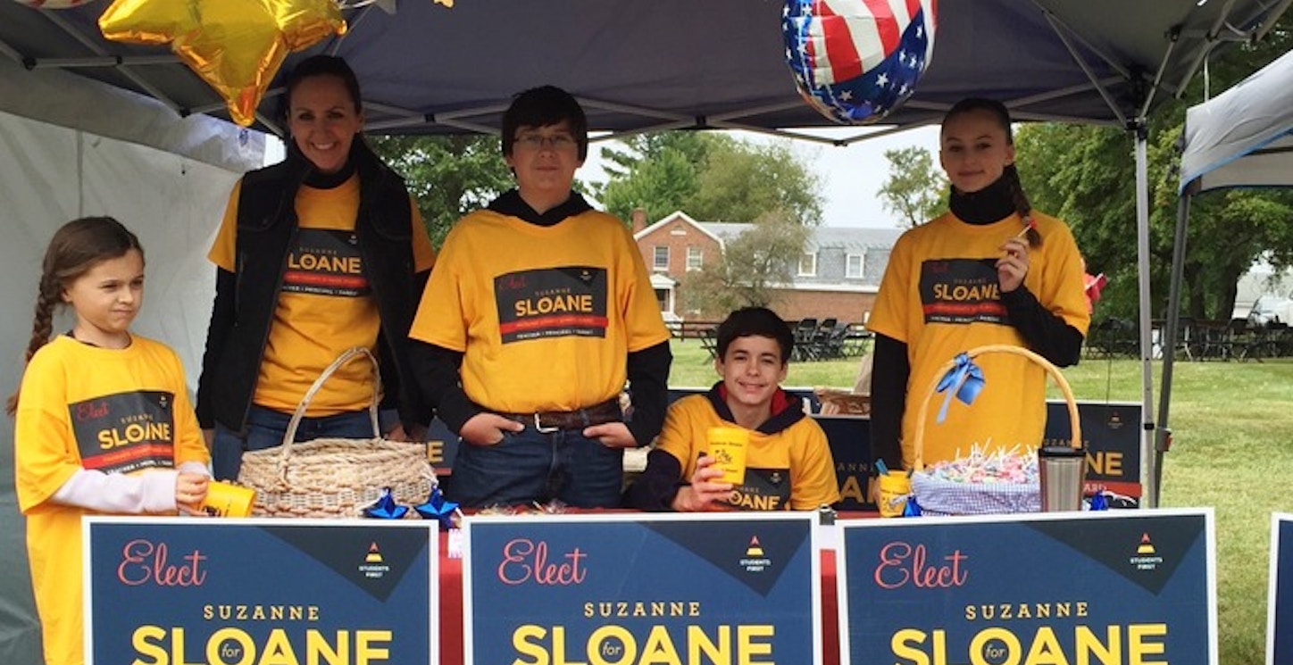 Kids Support Sloane For School Board T-Shirt Photo