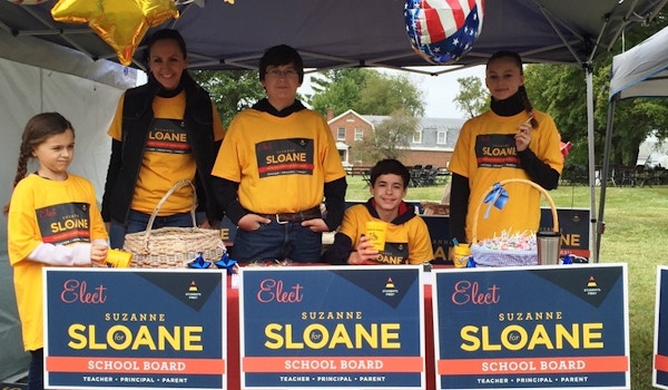 Kids Support Sloane For School Board T-Shirt Photo