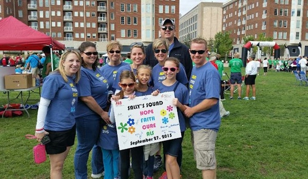 Sally's Squad Walks To Defeat Als T-Shirt Photo