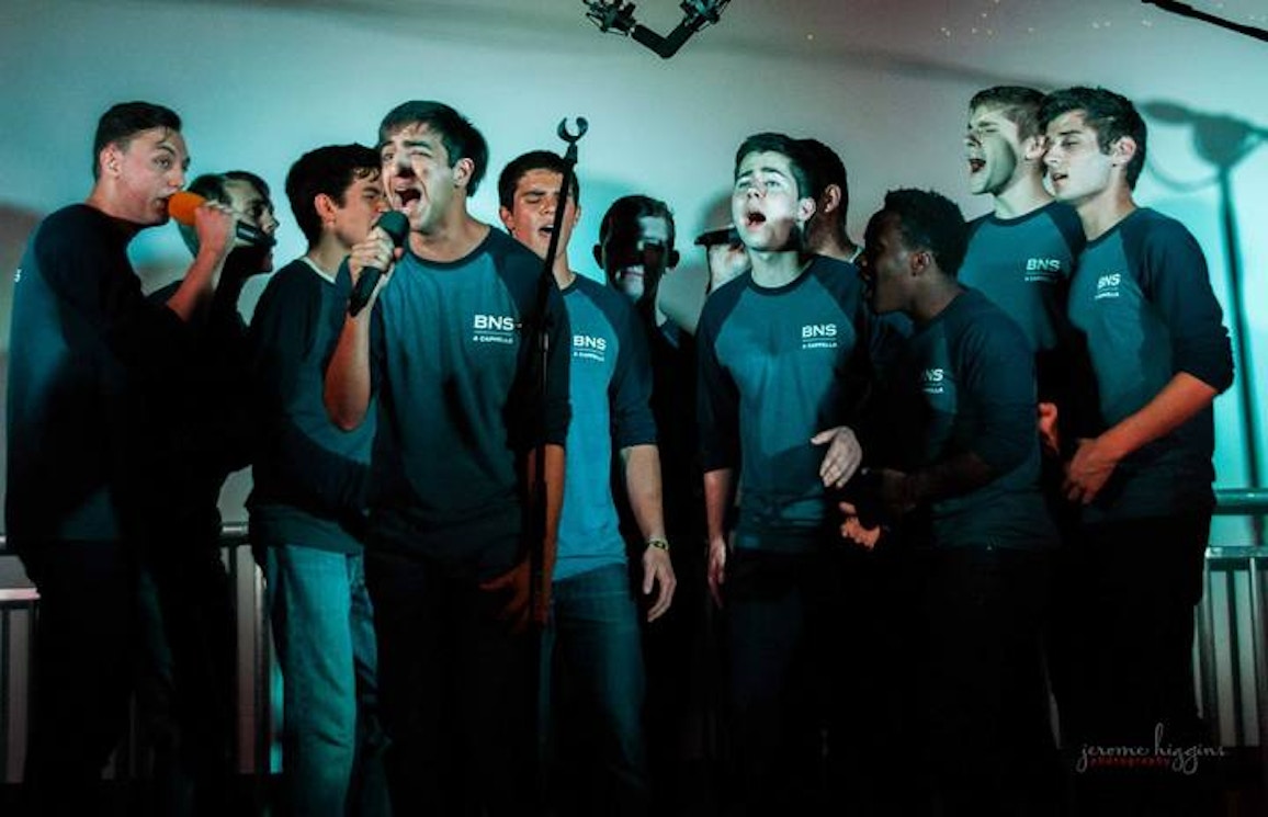 Bare Naked Statues: Saint Louis University's All Male A Cappella Group T-Shirt Photo
