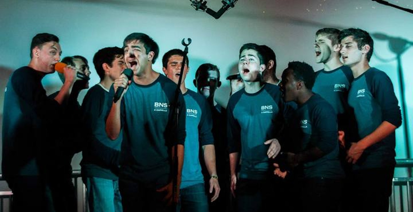 Bare Naked Statues: Saint Louis University's All Male A Cappella Group T-Shirt Photo