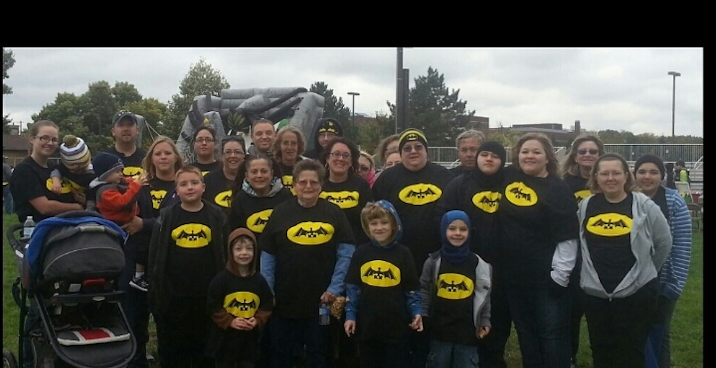 Caped Crusaders For Autism Awareness T-Shirt Photo