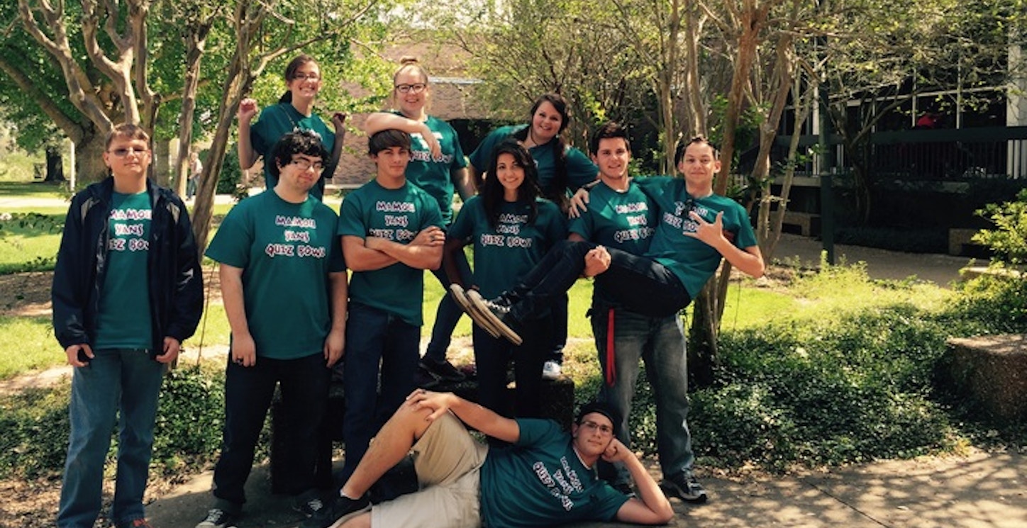 Picture of Mamou Yans Quiz Bowl Custom T-Shirt Design Mamou Yans Quiz Bowl T-Shirt Photo