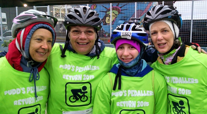 Pudd's Pedallers Return 2015 Ms Nyc Bike Tour Oct 4 2015 T-Shirt Photo