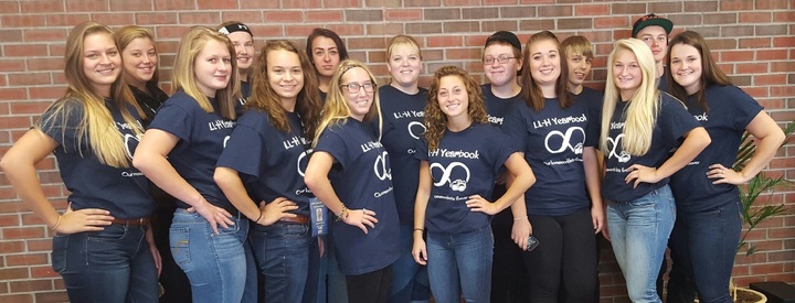 Lake Linden Yearbook Staff Rocks Custom Ink Shirts! T-Shirt Photo