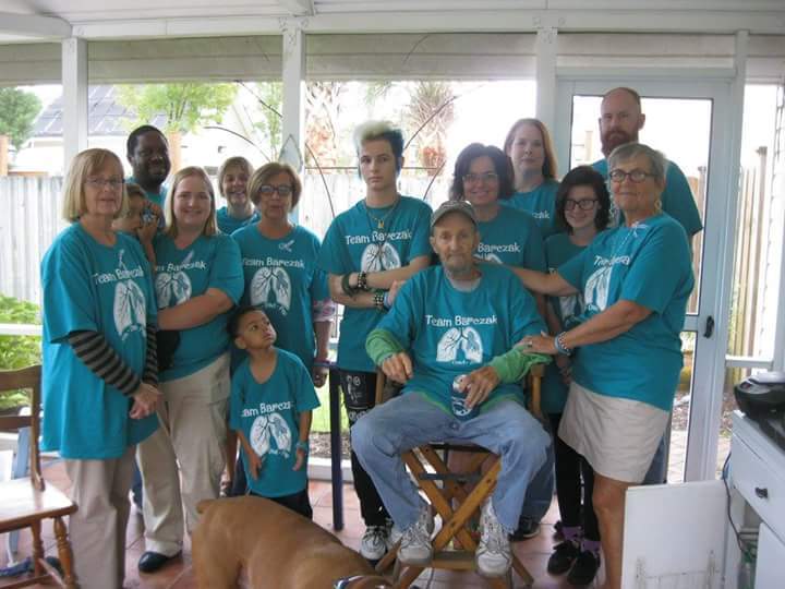 Team Barczak Fights Lung Cancer T-Shirt Photo