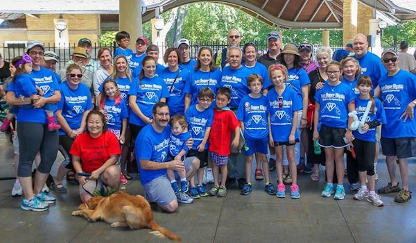 Team Super Wyatt At The Step Up For Down Syndrome Walk, St Paul, Minnesota  T-Shirt Photo