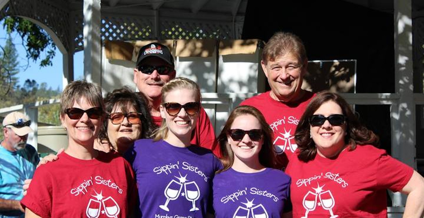 Grape Stomp 2015 With Sippin' Sisters  T-Shirt Photo