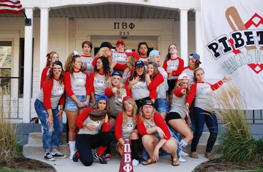 Pi Beta Phi Angels In The Outfield  T-Shirt Photo