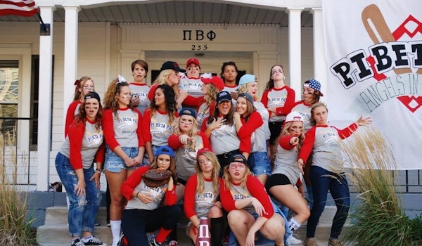 Pi Beta Phi Angels In The Outfield  T-Shirt Photo