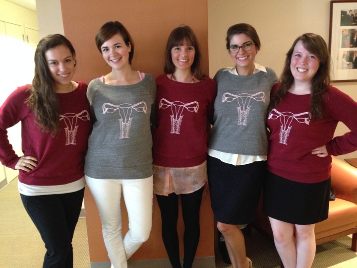 On Wednesdays We Wear Uteruses. T-Shirt Photo