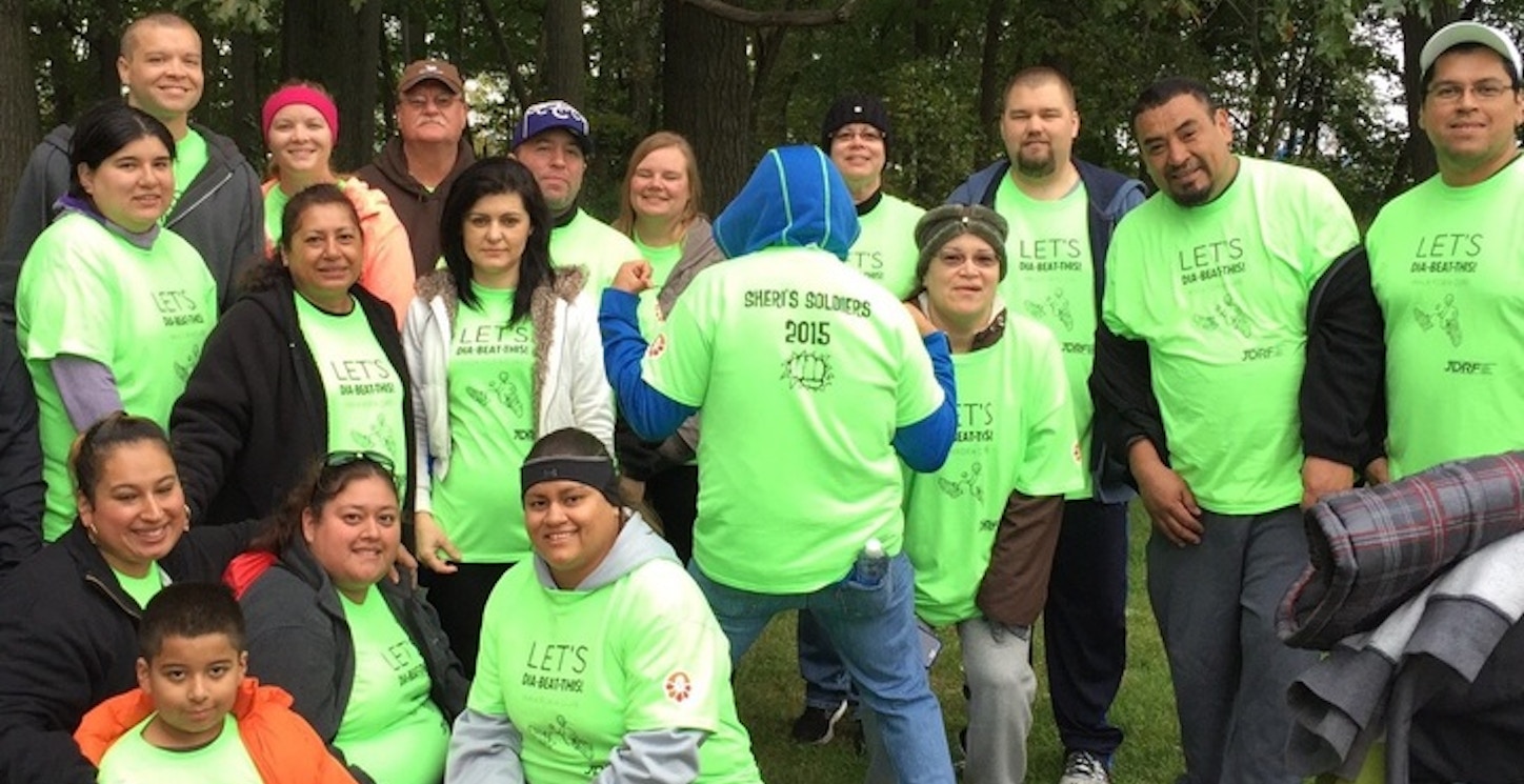 Picture of Diabetes Walk 2015 Custom T-Shirt Design Diabetes Walk 2015 T-Shirt Photo