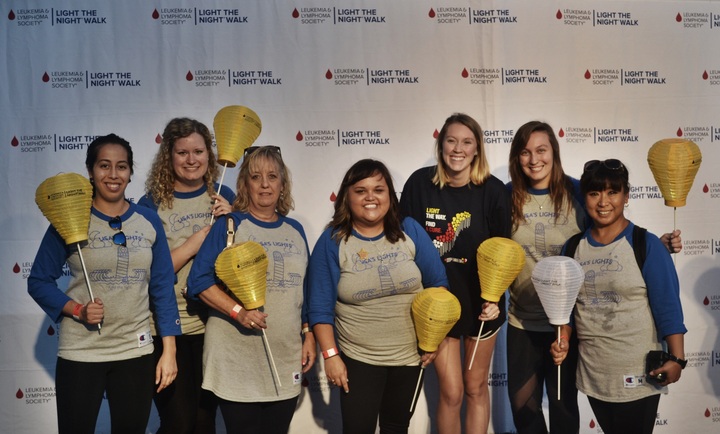 Lighting The Night To Fight Leukemia! T-Shirt Photo