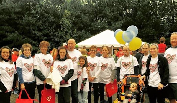 Team Lersch At Richmond Heart Walk T-Shirt Photo