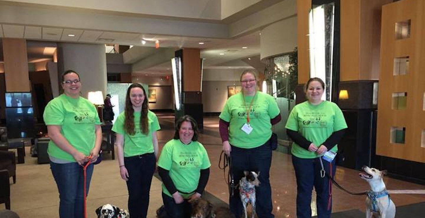 Picture of Dog Nerds Unite! Custom T-Shirt Design Dog Nerds Unite! T-Shirt Photo