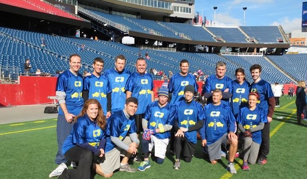 Team C3 On The Field At Gillette Stadium In New England T-Shirt Photo