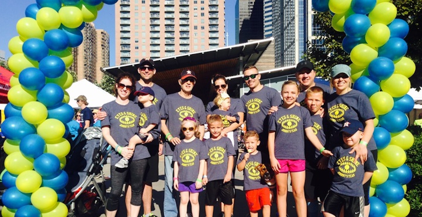 Team Eyes & Shine, 2015 Houston Vision Walk T-Shirt Photo