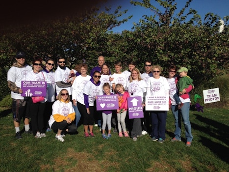 Forget Me Not Walk For Alz T-Shirt Photo