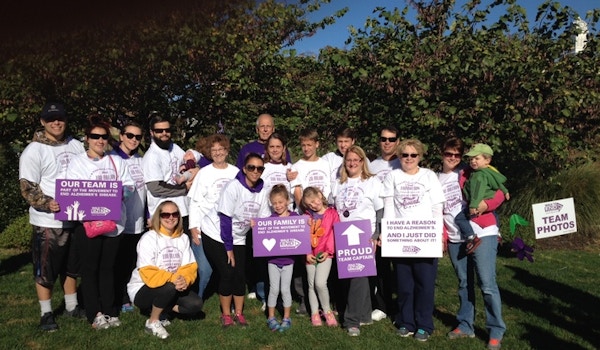 Forget Me Not Walk For Alz T-Shirt Photo