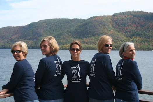 Sue's 50th Fall Weekend In Lake George T-Shirt Photo