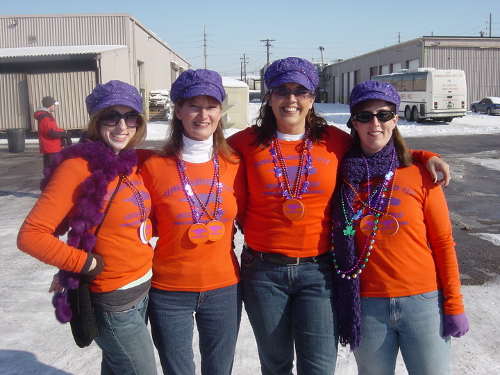 Rocket Dog On The Mardi Gras Prowl T-Shirt Photo