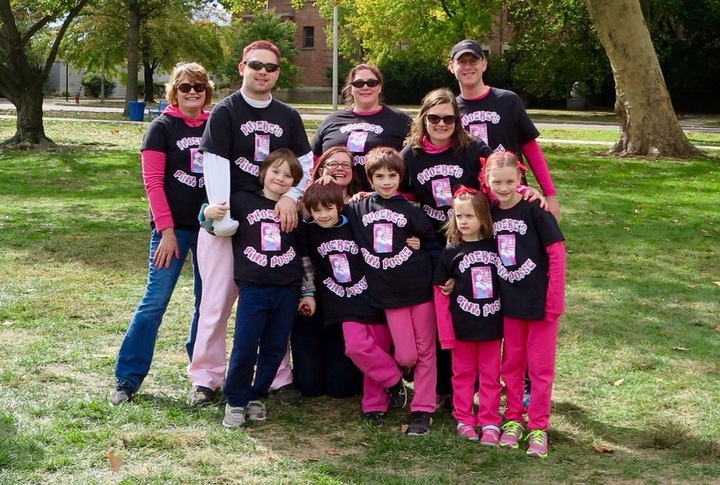 Phoebe's Pink Posse @ Walk4hearing 2015 T-Shirt Photo