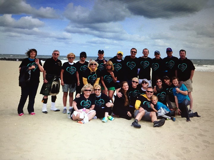 Team Sunshine For Ovarian Cancer..Memory Of Cuz Val T-Shirt Photo