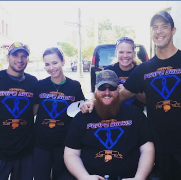 2015 Mda Muscle Walk "Team Pompe" T-Shirt Photo