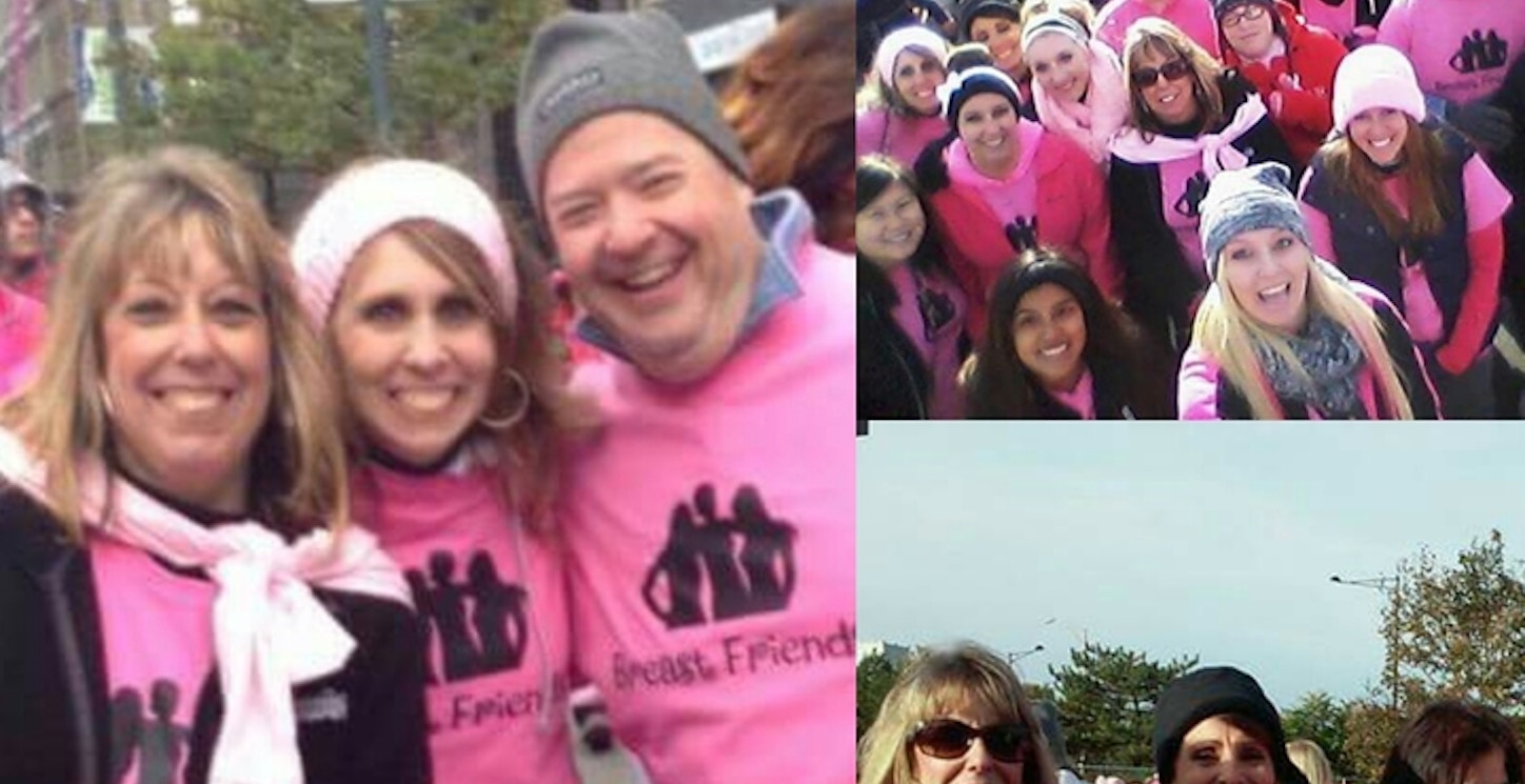 Picture of Breast Friends Breast Cancer Walk 2015 Custom T-Shirt Design Breast Friends Breast Cancer Walk 2015 T-Shirt Photo