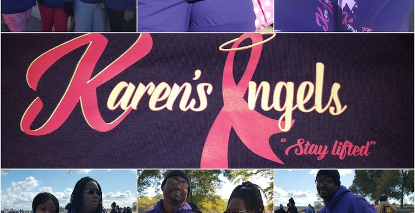 Karen's Angels Are Making Strides For Breast Cancer  T-Shirt Photo