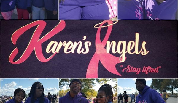 Karen's Angels Are Making Strides For Breast Cancer  T-Shirt Photo