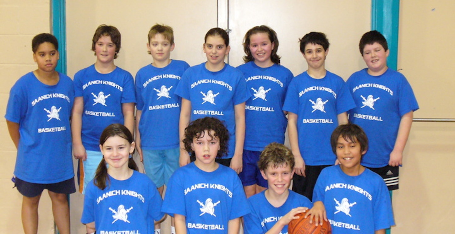 Saanich Knights Basketball Grade 5/6 T-Shirt Photo