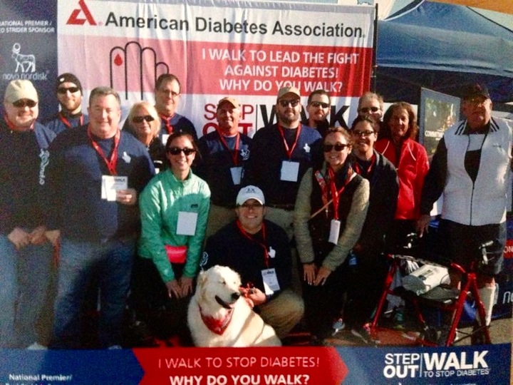 Cognitio Team Supporting Step Out: Walk To End Diabetes T-Shirt Photo