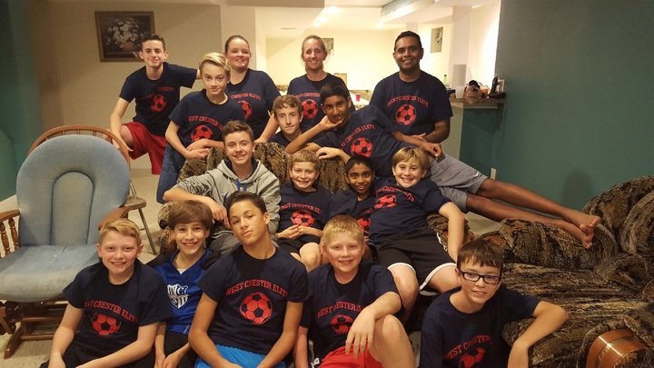 West Chester Elite Soccer Team T-Shirt Photo